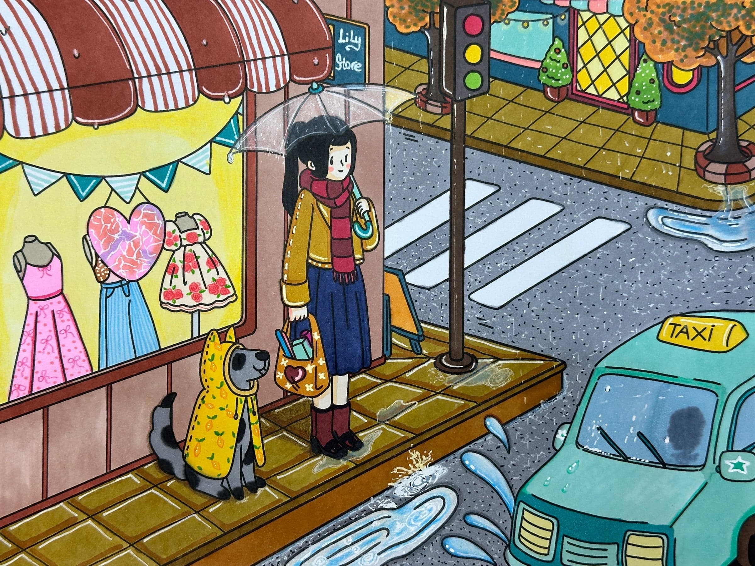 Cozy Girl Vibes - Rainy Day