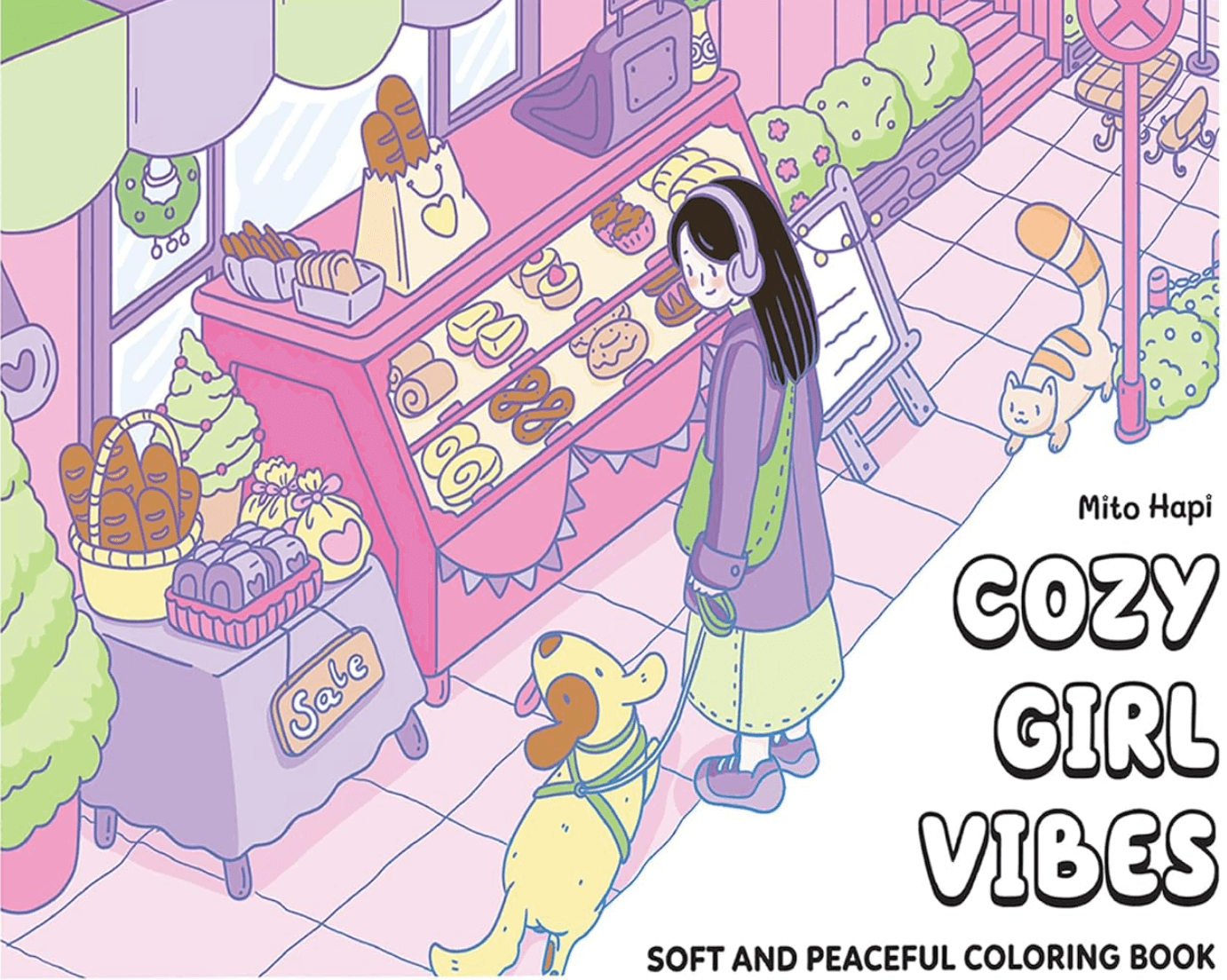Cozy Girl Vibes Coloring Book